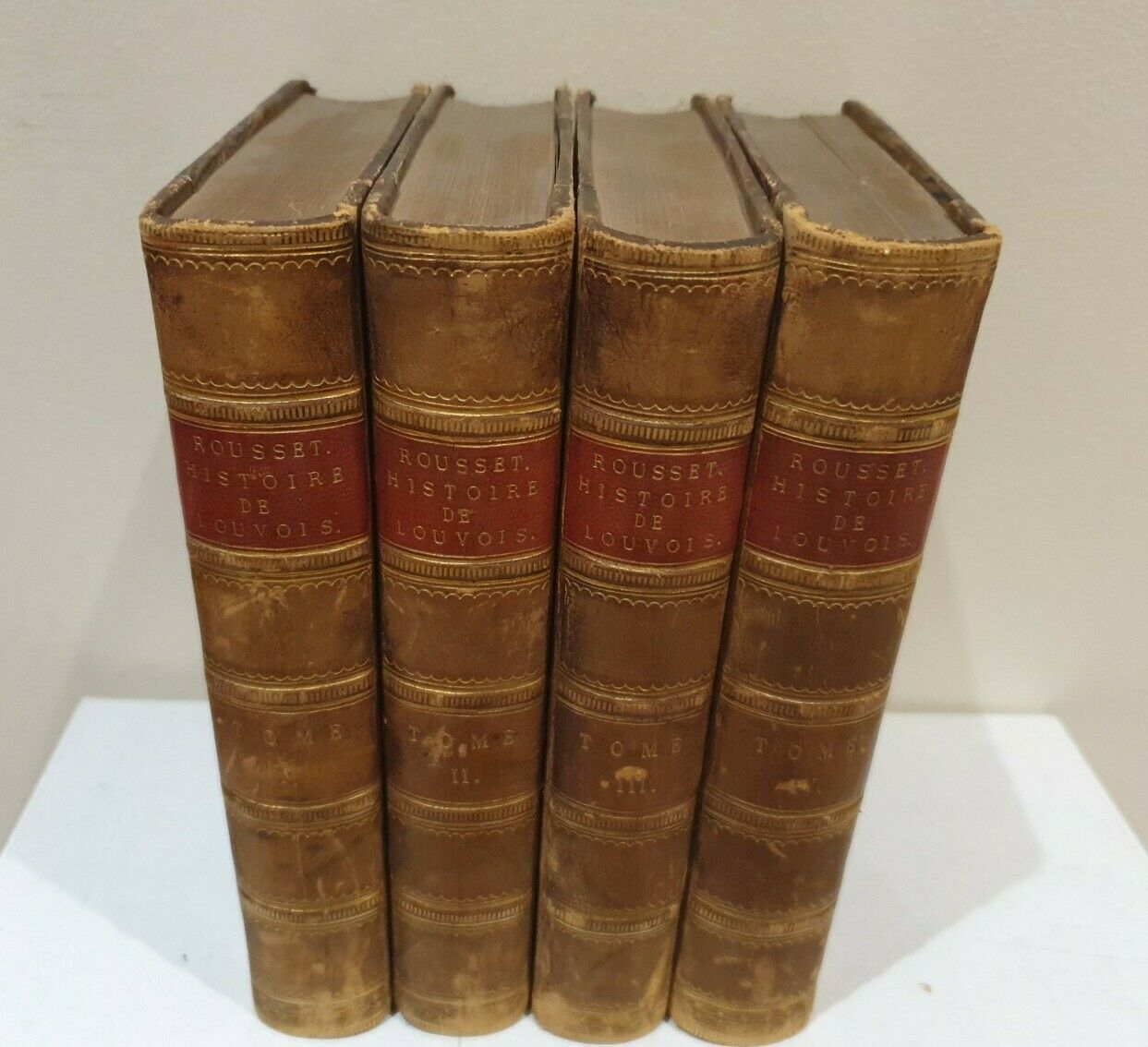 Histoire de Louvois Vol en 4 Tomes / 4 Vol - Rousset (1872)