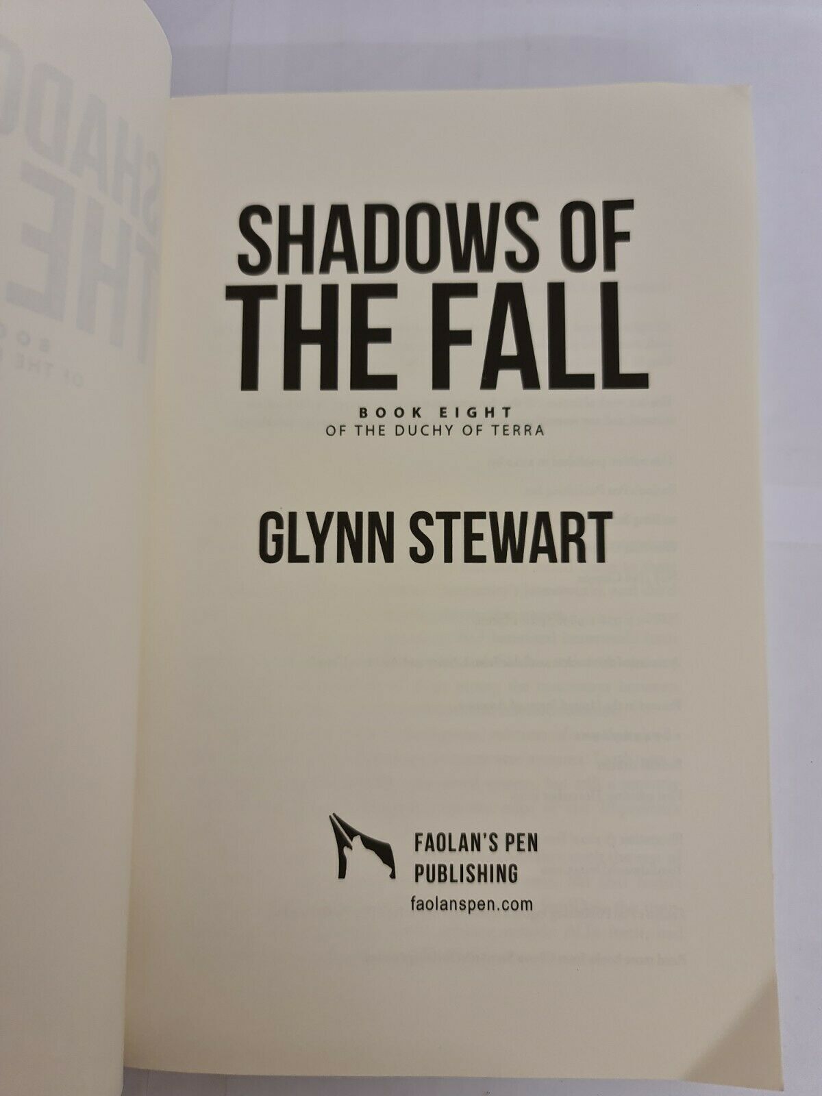 Shadows of the Fall by Glynn Stewart