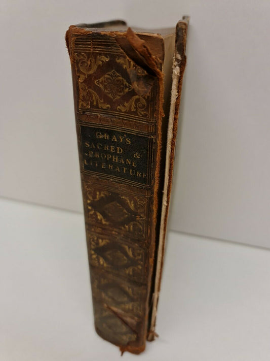 The Connection Between the Sacred Writings of the Literature and Jewish and Heathen authors (1816)