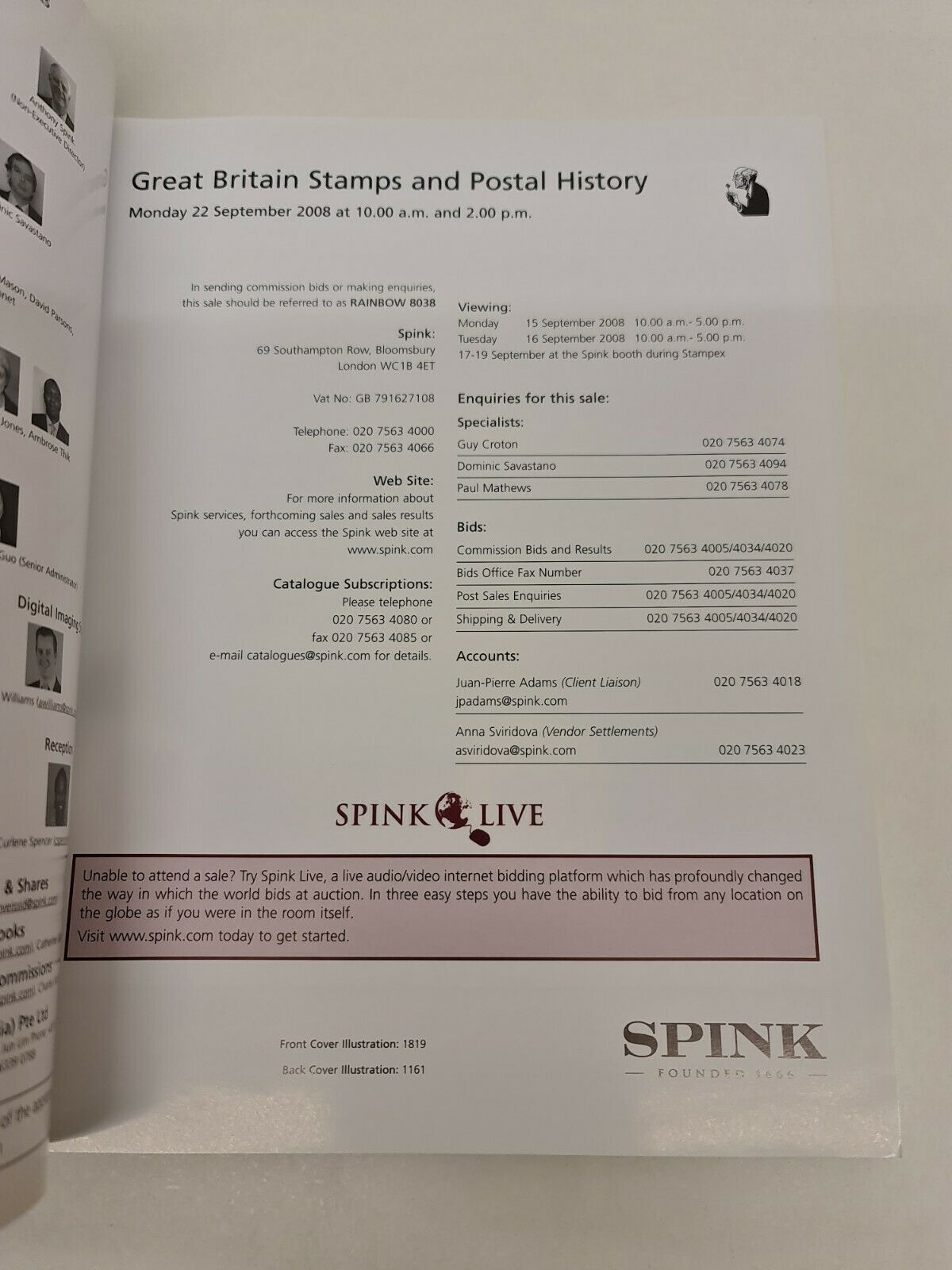 Great Britain Stamps & Postal History - Spink London