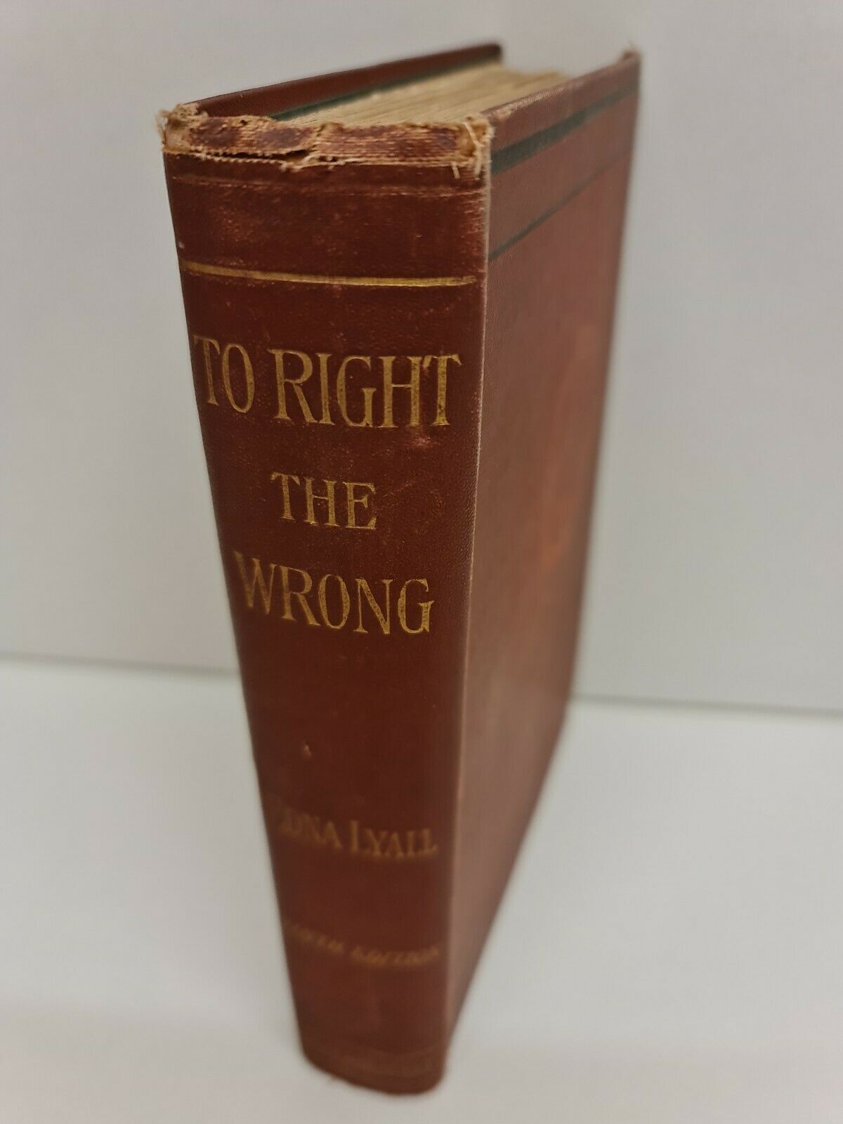 To Right The Wrong by Edna Lyall (1897)