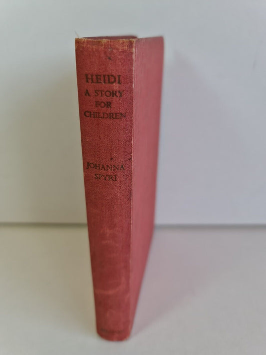 Heidi: A Story for Children by Johanna Spyri (1937)