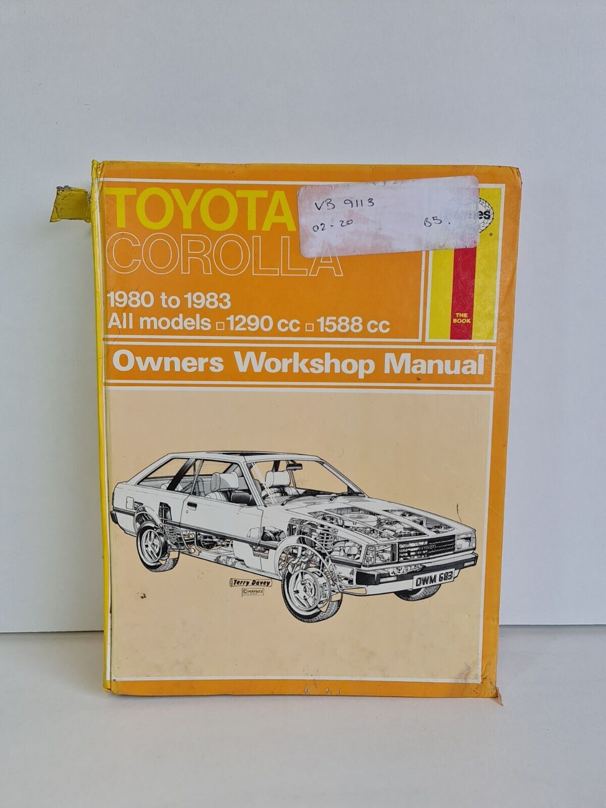 Haynes Manual - Toyota Corolla 1980 to 1983 (1983)