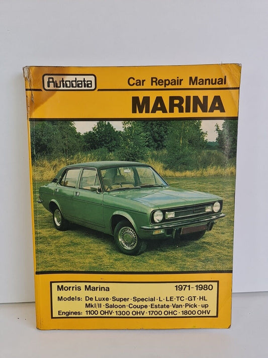 Moris Marina 1971-1980 Car Repair Manual - Autodata (1983)