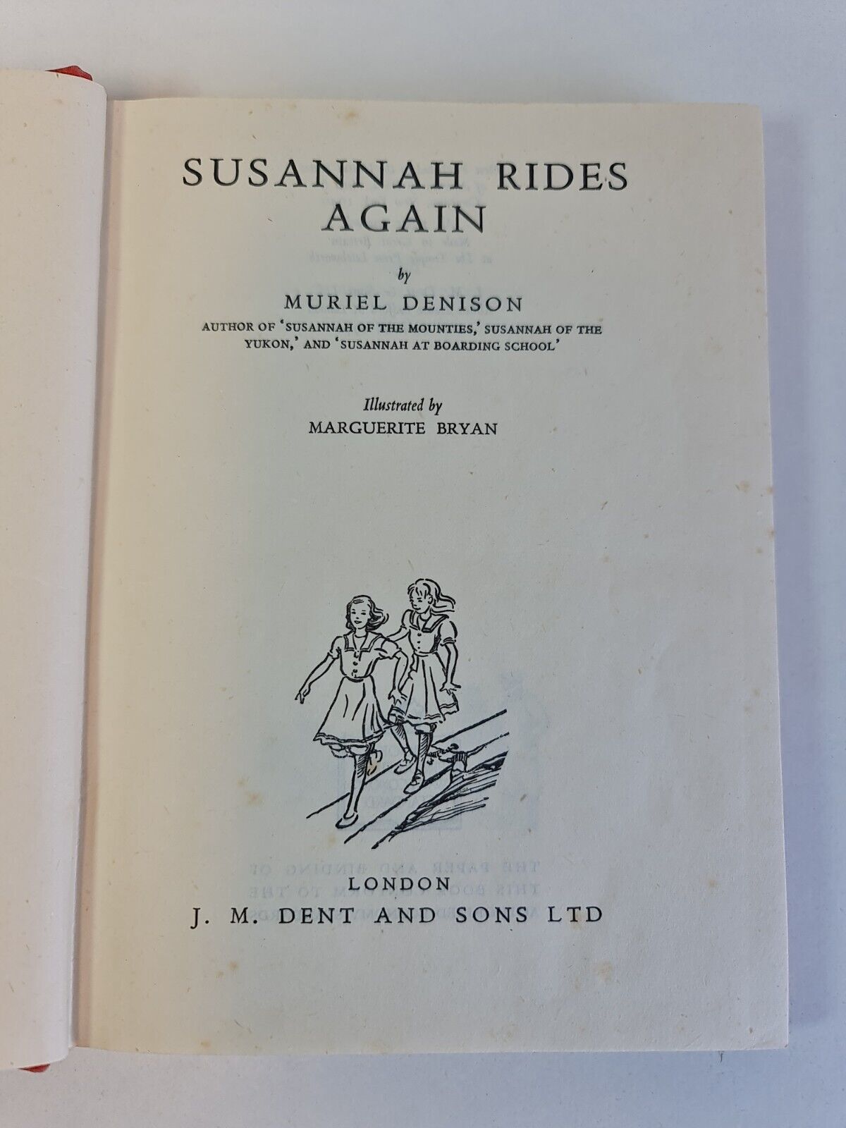 Susannah Rides Again by Muriel Denison (1942)