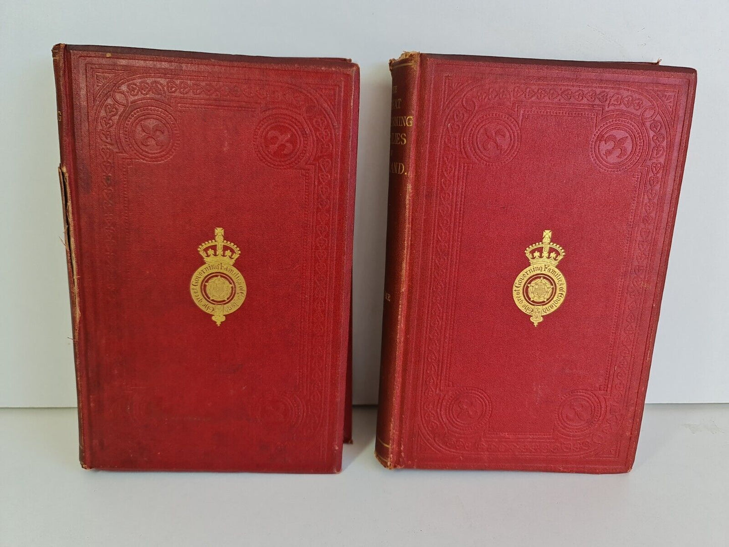 The Great Governing Families of England Vol 1-2 by J L Sanford (1865)