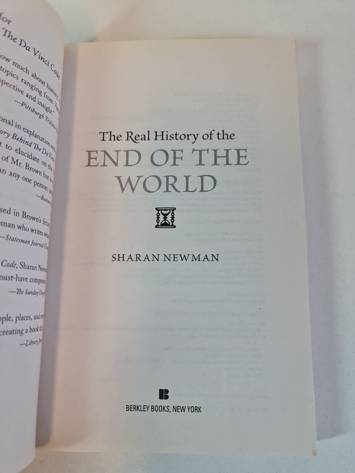 The Real History Of The End Of The World... by Sharan Newman ( 2010)
