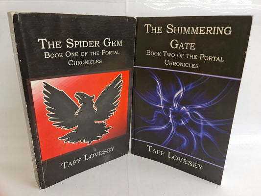 SIGNED - The Portal Chronicles by Taff Lovesey - 2 Book Bundle