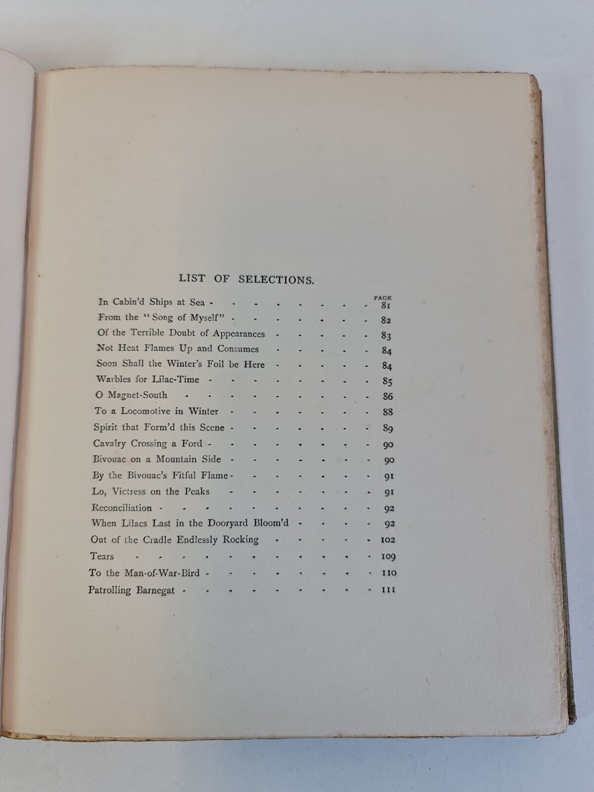 Walt Whitman's Poetry a Study & a Selection by Edmond Holmes (1902)