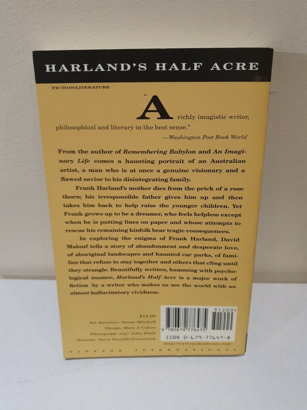 Harland's Half Acre by David Malour