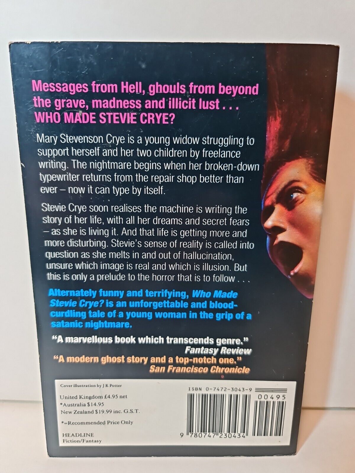 Who Made Stevie Crye? by Michael Bishop (1987)