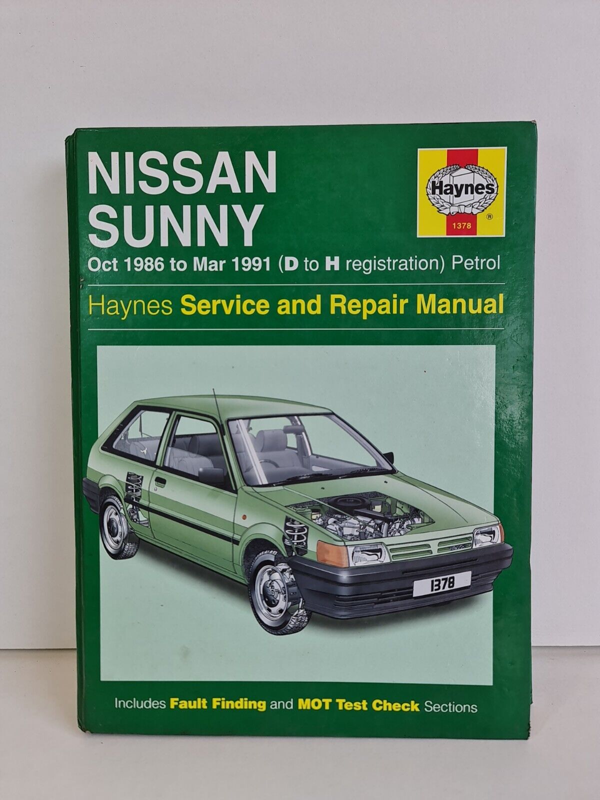 Haynes Manual - Nissan Sunny 1986-91 Service and Repair Manual (1988)